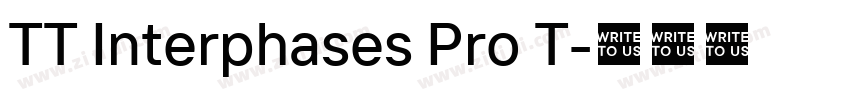 TT Interphases Pro T字体转换